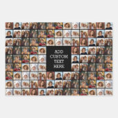 11 Photo Collage Patroon - Aangepast monogram Inpakpapier Vel (Voorkant 3)