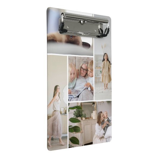 11 Photo Collage Template Personalized Mini Klembord (Schuin)