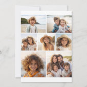 11 Photos - 4 Front, 7 Back - Black Text on White Kaart (Achterkant)