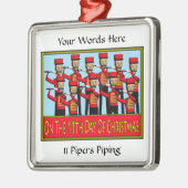 11 Pijnleidingen Metalen Ornament (Links)