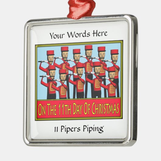 11 Pijnleidingen Metalen Ornament (Links)