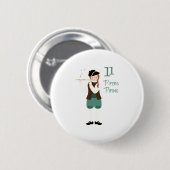 11 Pijnleidingen Ronde Button 5,7 Cm (Voorkant /achterkant)