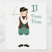 11 Pijnleidingen Wijn Etiket (Enkel label)