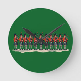 11 Pipers De trouwe apostelen Uitgesneden 2 Ronde Klok