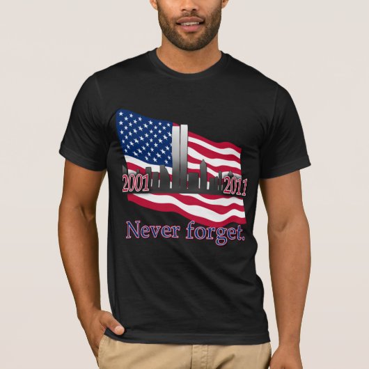 11 september 10 jaar Jubileum T-shirt (Voorkant)