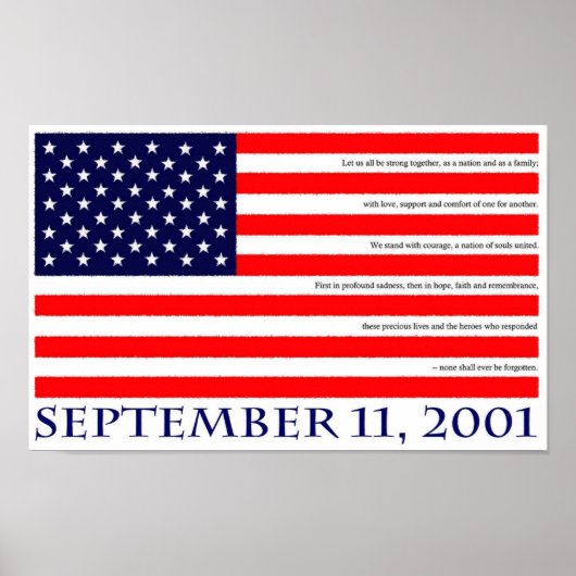 11 september 2001 poster (Voorkant)