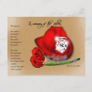 11 september 2011 Herdenking van het Briefkaart