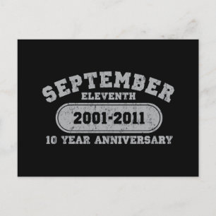 11 september - 2011 Jubileum Briefkaart