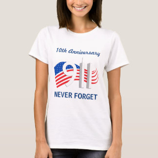 11 september - 9/11 10e Jubileum Dames T-shirt