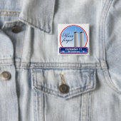 11 september - 9/11 10e Jubileum WTC Pins Vierkante Button 5,1 Cm (In situ)