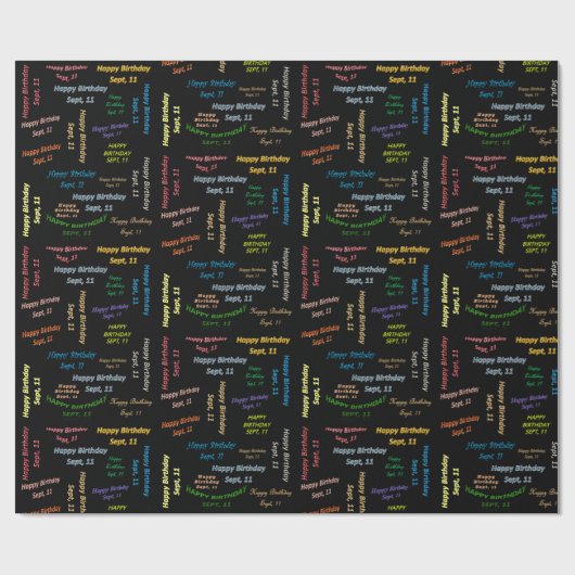 11 september, cadeaupapier (Vlak)