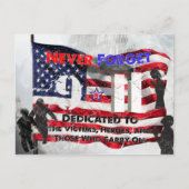 11 september-herdenking briefkaart (Voorkant)