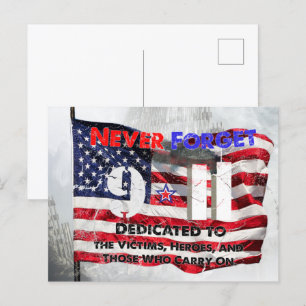 11 september-herdenking briefkaart