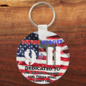 11 september-herdenking sleutelhanger (Voorkant)