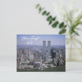 11 september: Herdenking Twin Towers Briefkaart (Staand voorkant)