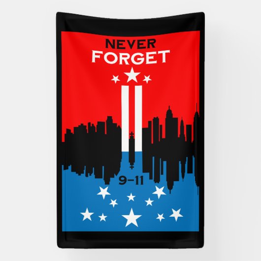 11 september Herdenkingsdag Spandoek (Verticaal)