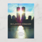 11 september in liefdevolle herinnering briefkaart (Voorkant)