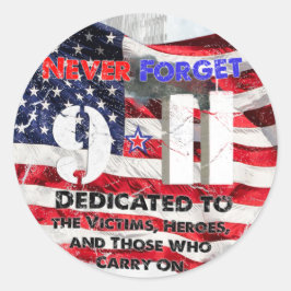 11 september Jubileum Ronde Sticker