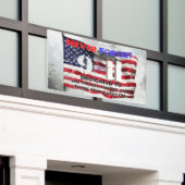 11 september Jubileum Spandoek (Buitenkant Gebouw)