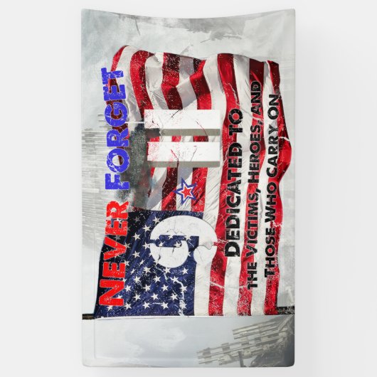 11 september Jubileum Spandoek (Verticaal)