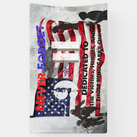 11 september Jubileum Spandoek (Verticaal)