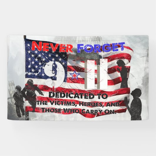 11 september Jubileum Spandoek (Horizontaal)