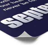 11 september - Poster met groot gedenken (Hoek)