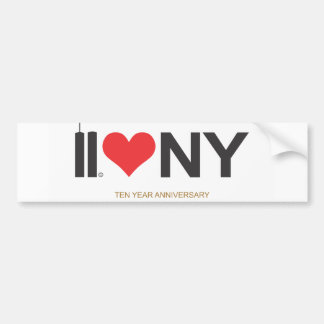 11 september Twin Towers Love NY Jubileum Bumpersticker