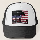 11 september Vergeet het nooit Trucker Pet (Voorkant)