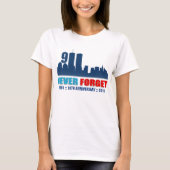 11 september - vergeet nooit - WTC Skyline Shirt (Voorkant)