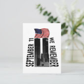 11 september We herinneren ons de herdenking Briefkaart (Staand voorkant)