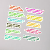11 STKS - Bericht Stickers voor Moms (Love Quotes)