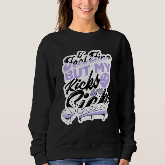 11 T-shirt schokken met laag puur violet  voel ik  (Voorkant)