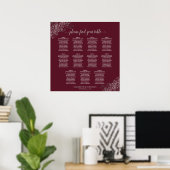 11 Tabel Zilver op de Bourgogne weddenschapskaart Poster (Thuiskantoor)