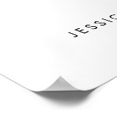 11 Tafel Elegant Onze Favoriete Mensen Zittingkaar Poster (Hoek)