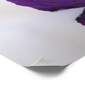 11 Tafel Royal Paars Roos Wedding Seating Chart Poster (Hoek)