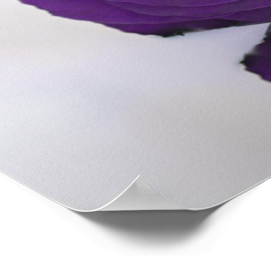 11 Tafel Royal Paars Roos Wedding Seating Chart Poster (Hoek)