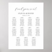 11 Tafels Eenvoudig Onze Favoriete Mensen Zittings Poster (Voorkant)