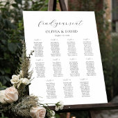 11 Tafels Eenvoudig Onze Favoriete Mensen Zittings Poster