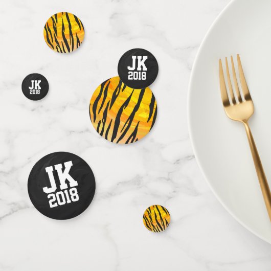 11 van 12 gepersonaliseerde tijgerStippen Confetti (Groep)