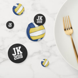 11 van de 12 Gepersonaliseerde Volleybal Stippen Confetti