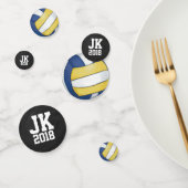 11 van de 12 Gepersonaliseerde Volleybal Stippen Confetti (Groep)