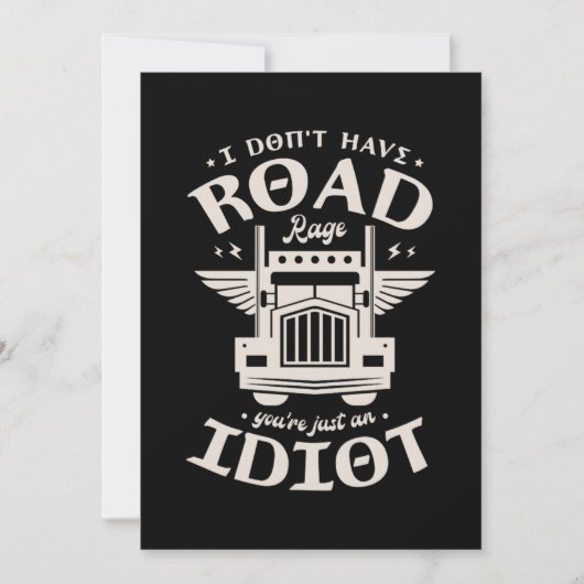 11.Vrachtwagen voor vrachtwagenchauffeur Save The Date (Voorkant)