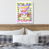 11 "X14" CANVAS PRINT - THE MAD PLATTER (Insitu (Slaapkamer))