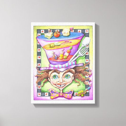 11 "X14" CANVAS PRINT - THE MAD PLATTER (Voorkant)