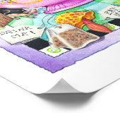 11"x14" POSTER - DOL OP DE THEEPARTY (Hoek)