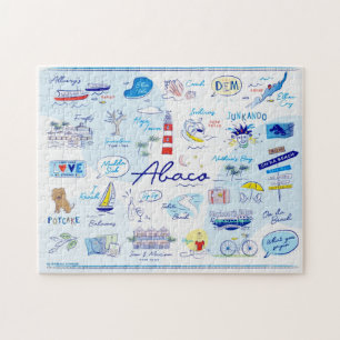 11 X14 Puzzle (252 stuks) "ABC's of Hope Town" Legpuzzel