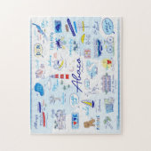 11 X14 Puzzle (252 stuks) "ABC's of Hope Town" Legpuzzel (Verticaal)