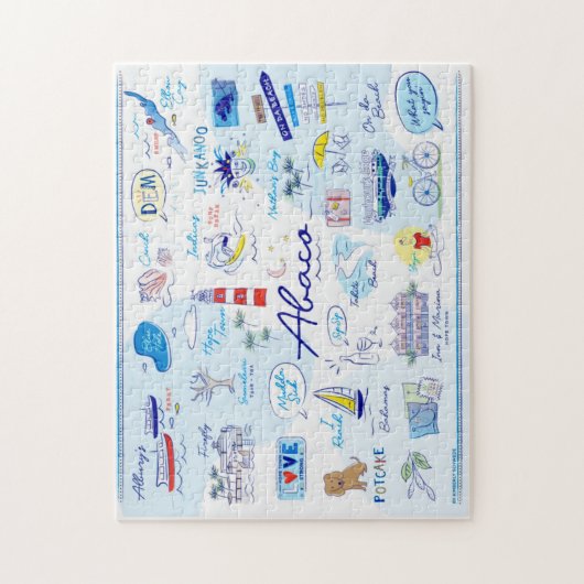 11 X14 Puzzle (252 stuks) "ABC's of Hope Town" Legpuzzel (Verticaal)