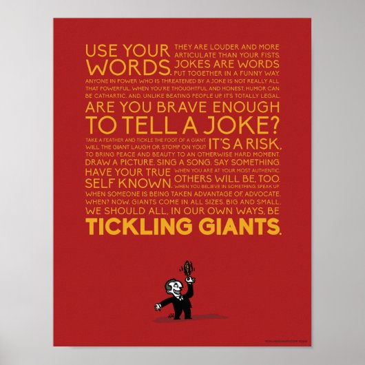 11"x14"Vraag aan Poster van de Actie (Voorkant)